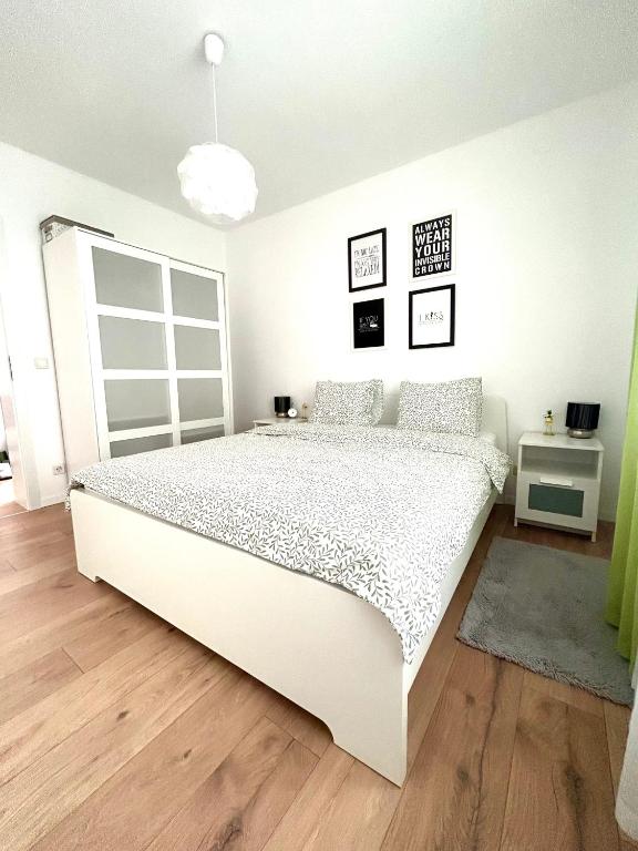 Master bedroom with double bed